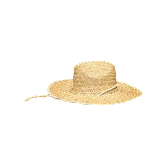 Handcrafted Natural Seagrass Floppy Hat Outdoors Straw Work Ba Duc Vietnam Tan - Picture 1 of 6
